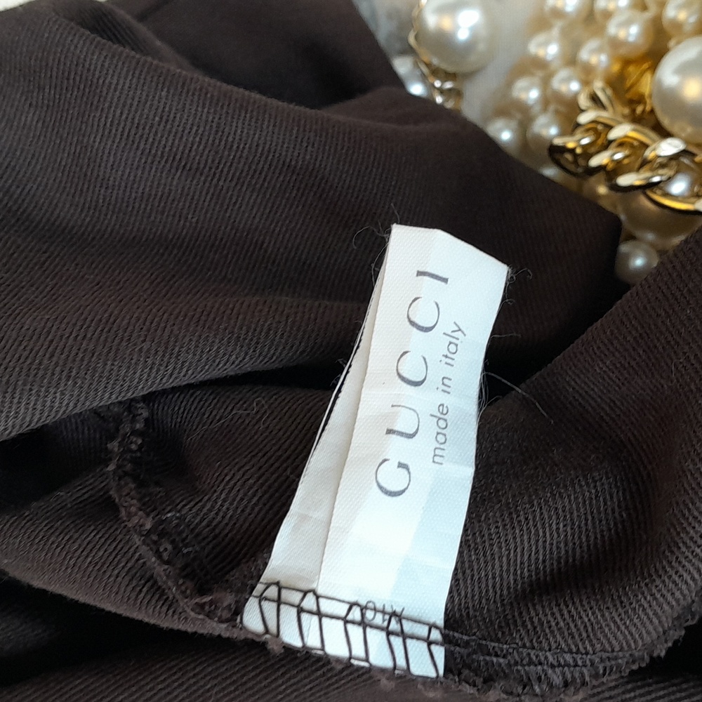 Authentic Brown Gucci Drawstring Dust Bag! - image 2